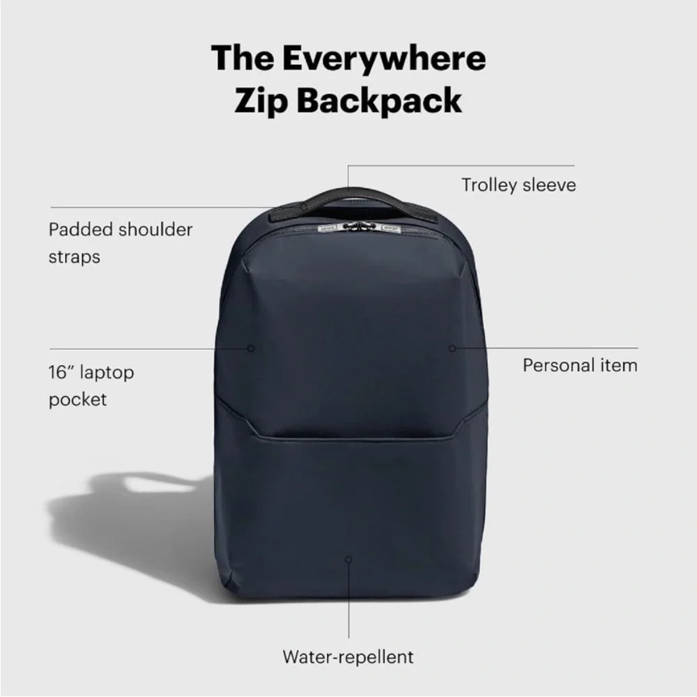 Away Everywhere Zip Laptop Backpack - Picture 9 of 9